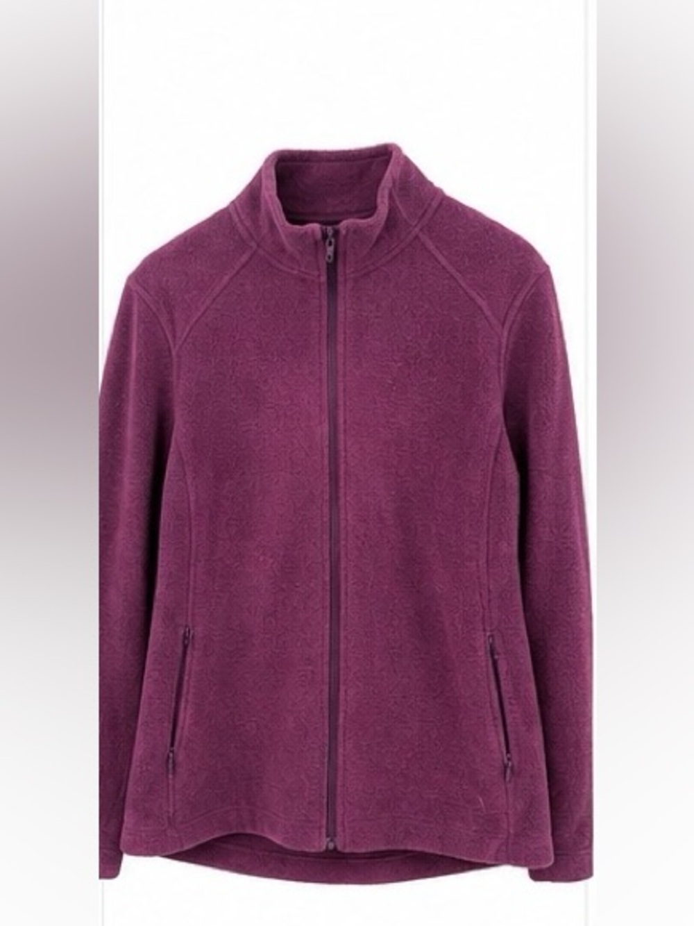 Duluth Trading Co Plum Full-Zip Fleece Jacket